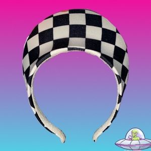 Unisex checkered visor